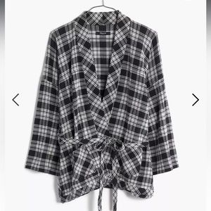 Madewell | Plaid Kimono Jacket